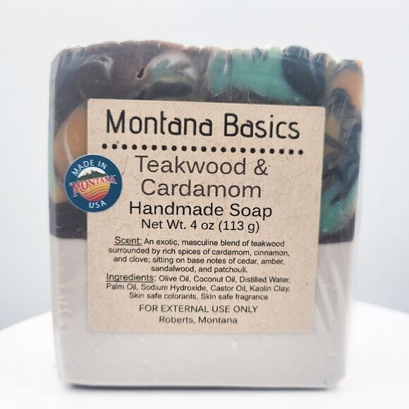 Teakwood & Cardamom - Handmade Soap - Picture 1 of 3